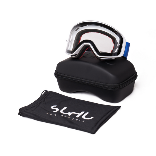 LIGHTSPEED MX GOGGLES / WHITE / BALI DIRT BIKES LIMITED ADDITION